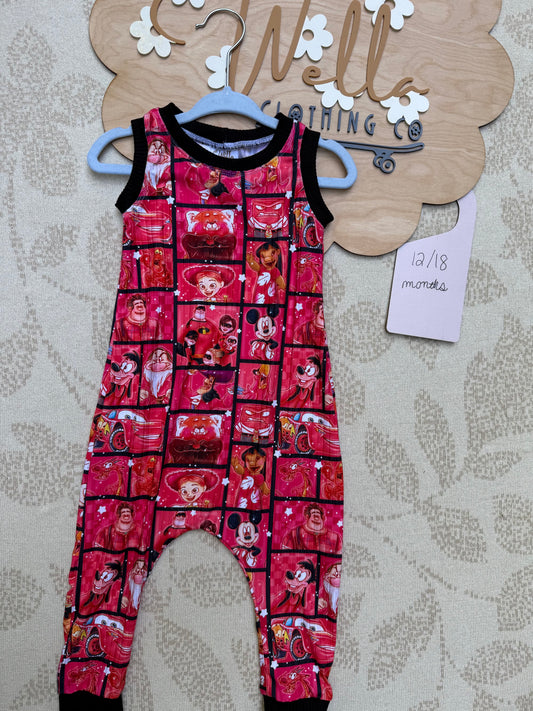12/18 Tank Harem Romper