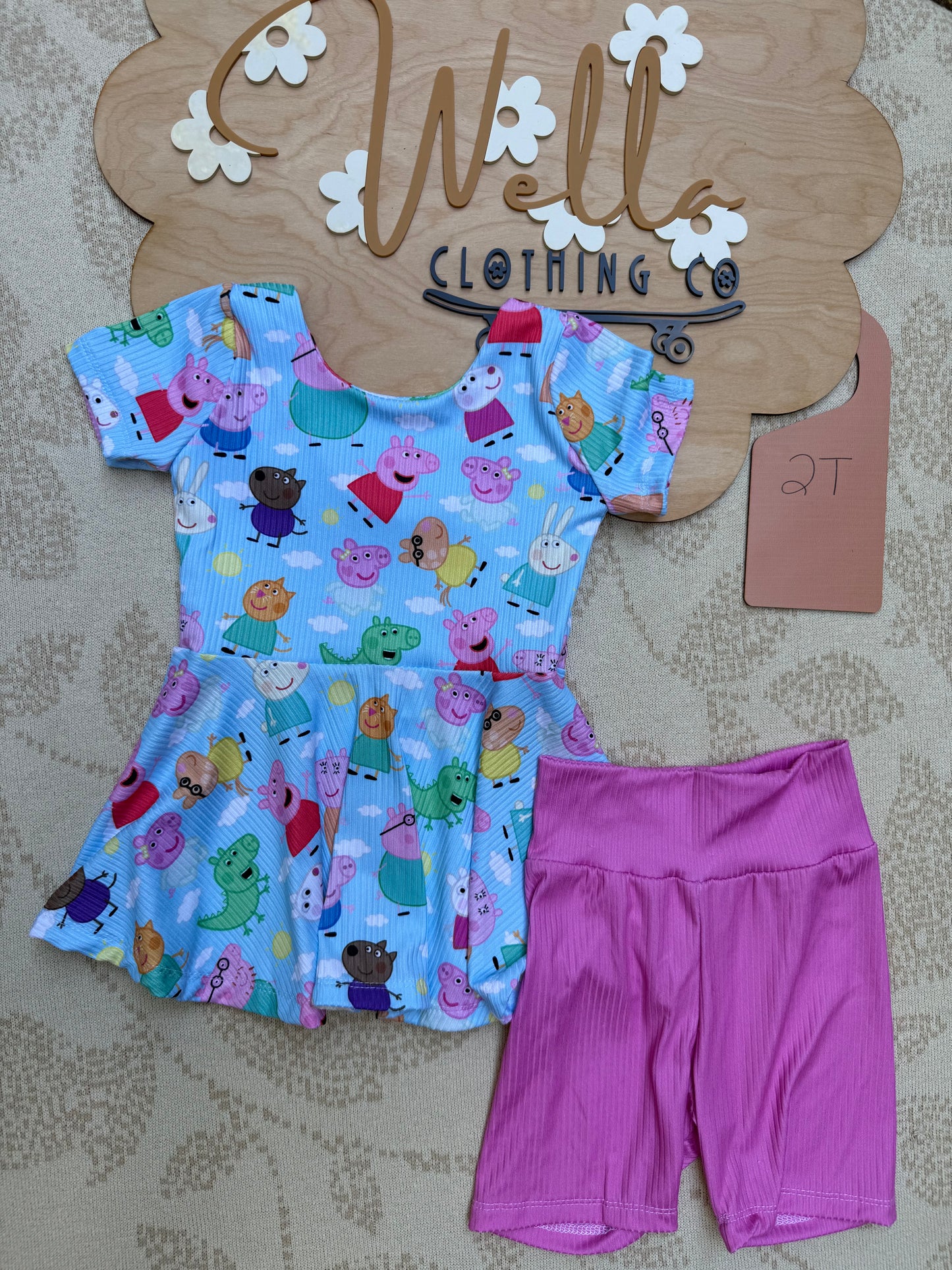 2T Peplum & Bikers