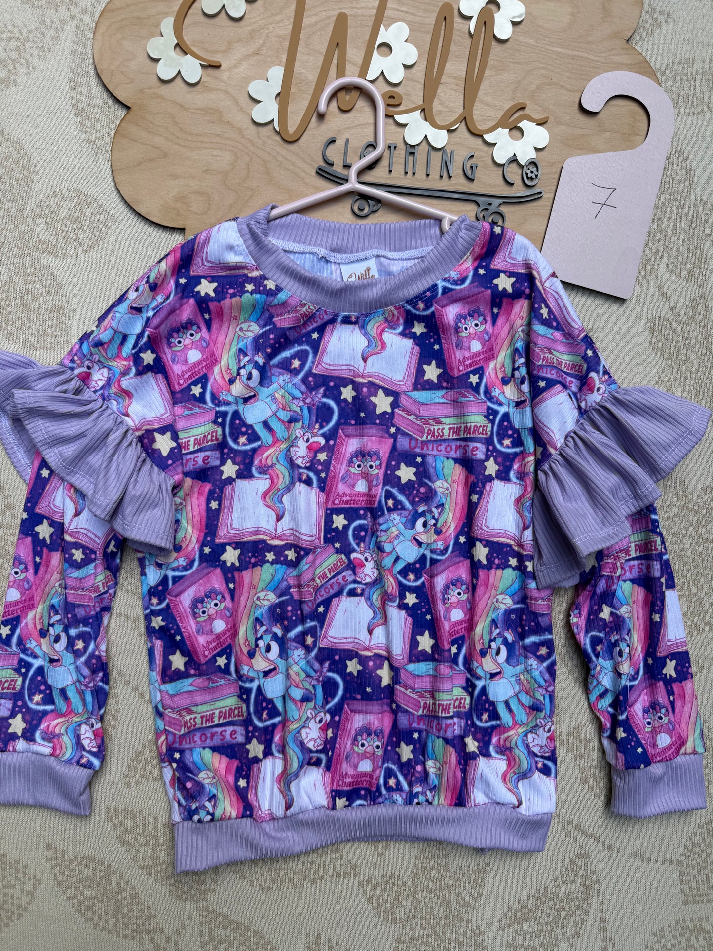 7Y ruffle dolman