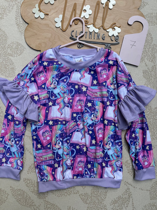 7Y ruffle dolman